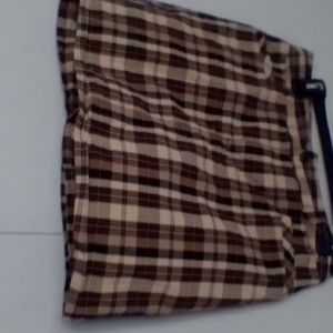 Plaid skort